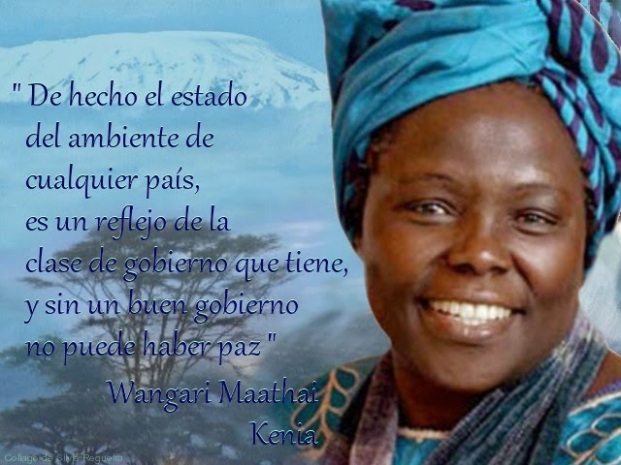 Wangari Maathai (1940-2011).